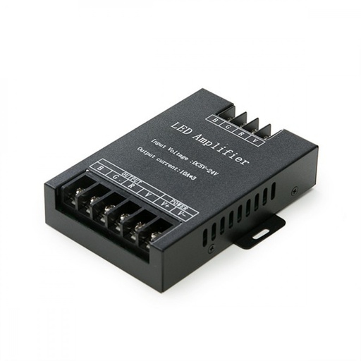 [GTAMPRGB30A] AMPLIFICADOR LED RGB. 30 AMP ( 10 A X 3 CANALES )