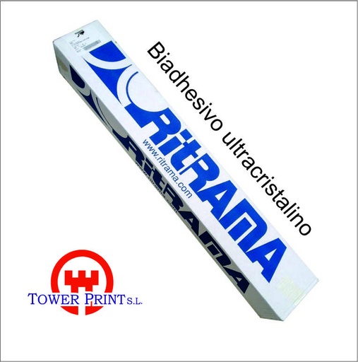 [30000053] BIADHESIVO ULTRACRIST PP TRANSP.30MY 131x50,bobina REF 01228