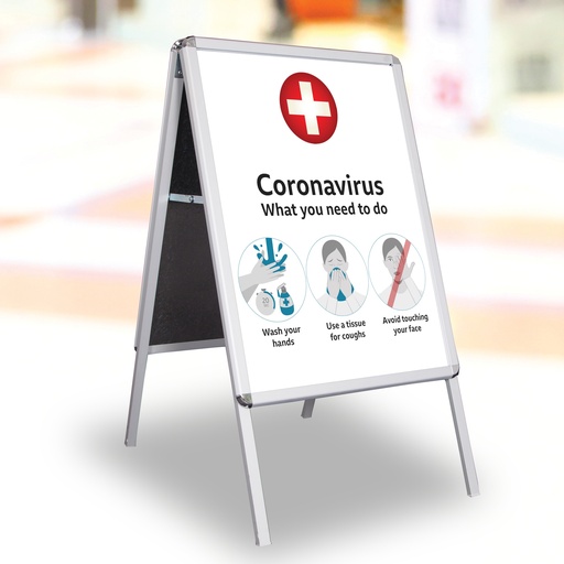 [TA1101] CABALLETE DOS CARAS ABATIBLE 84X119 - A0