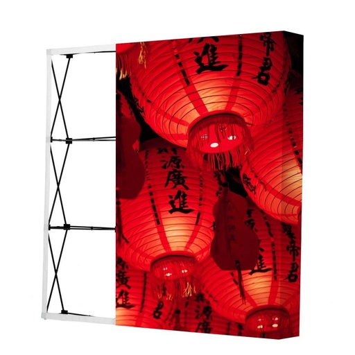 [TA1035] DISPLAY POP UP TEXTIL A 1 CARA 4 X 3 MODULOS VELCRO