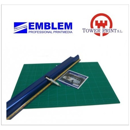 [82EASYRS193] EMBLEM EASY RULER SLIM 193 CMS REGLA DE CORTE ALUMINIO