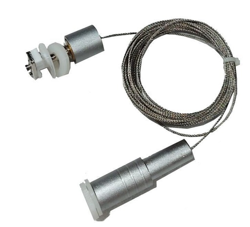[711023E] JUEGO 2 CABLES 3 MTS TECHO-SUELO PARA PERFIL ELECTRIFICADO 1023E