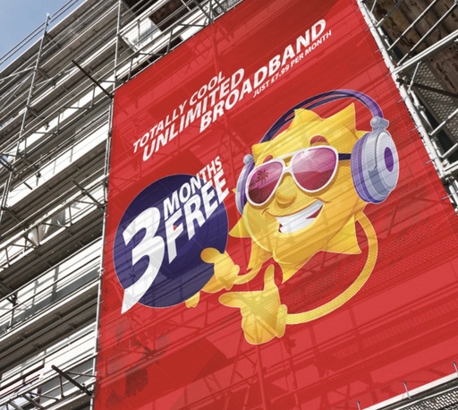 [FJMESH/125] LONA IMP.SOLV. MESH MICROPERFORADA 3,20X50 MTS FUJI C/LINER,bob.