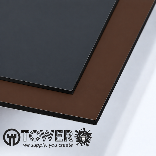 [PSAGRMA3153] PANEL SANDWICH ALUMINIO 3 MM GRIS OSCURO RAL7016/MARRON CHOC. RAL8017 CBOND 3050X1500,und