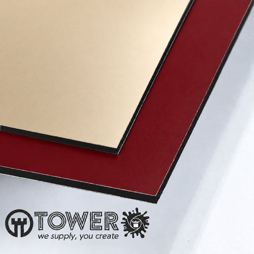 [PSAORGR3153] PANEL SANDWICH ALUMINIO 3 MM ORO CHAMPAGNE/GRANATE RAL 3004 CBOND 3050X1500,und