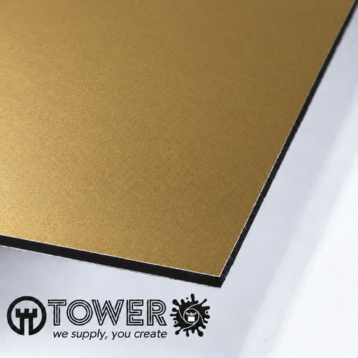 [PSAOVM3153] PANEL SANDWICH ALUMINIO 3 MM ORO VIEJO / METALICO 0.3 MM  CBOND 3050X1500,und