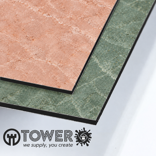 [PSAPVPS3153] PANEL SANDWICH ALUMINIO 3 MM PIEDRA SALMON / PIEDRA VERDE CBOND 3050X1500,und