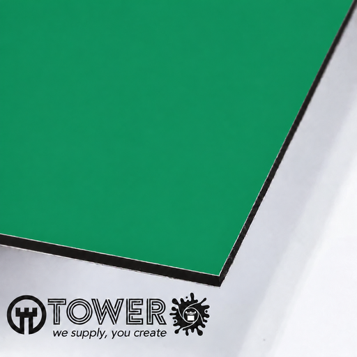 [PSAVE3153] PANEL SANDWICH ALUMINIO 3 MM VERDE BRILLO/ VERDE MATE RAL6024 CBOND 3050X1500,und