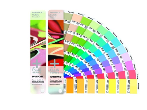 [01PANT] PANTONERA FORMULA GUIDE A-465E  JUEGO 2 CARTAS COATED/UNCOATED