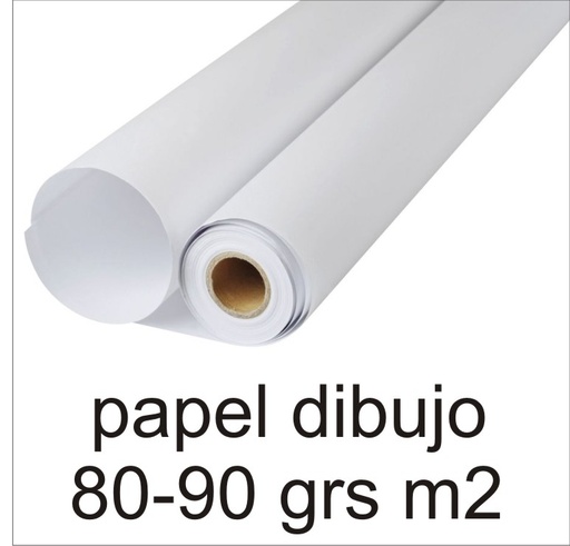 [43060PA90/24] PAPEL DIBUJO 90 GRS 061 X 50, bobina.