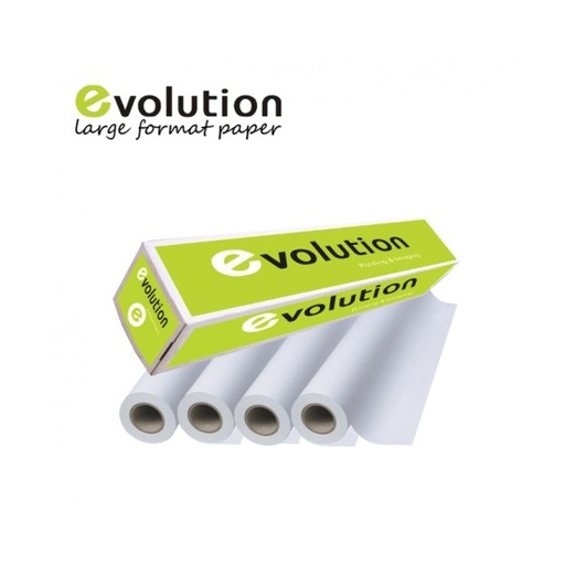[43PHPSEMISAT54] PAPEL SEMIFOTO SATIN EVOLUTION UV/LATEX/SOLVENT 200GRS. 1.37X50 MTS