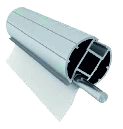 [113DCP30AS] PERFIL DOAL/WIND ALUMINO ANODIZADO PLATA 30mm. 3 MTS