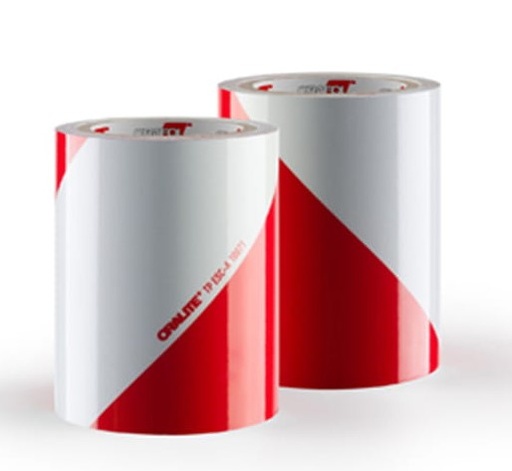 [OR5421] REFLECTANTE ORALITE 5421 MICROESFERAS NIVEL 1 BLANCO/ROJO 141X50 MTS KIT 2 UND.