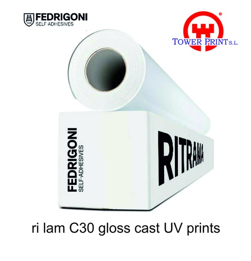 [3013181/54] RI.JET 30 FLEXILAM LAMINADO CAST BRILLO UV PRINTS 13181, 137 X 50