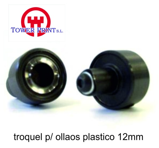 [292002012AUT] TROQUEL PARA OLLAOS PLASTICO 12 MM PRENSA 020/025 Y SPEED QUEEN
