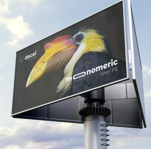 [81M54GL/BO/TR/HT] VINILO HT DECAL MONOMERICO 100 MICRAS BLANCO BRILLO OPACO ADH. TRANSP. HIGH TACK 1.37 X 50 ( P HT PE100 BO )