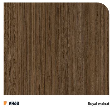 [167NH68] LAMINA DE DECORACION COVER STYL MADERA  NH68 (referencia naranja) 1.22 X ML 