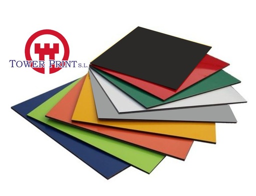 [PSAPLP342] PANEL SANDWICH ALUMINIO 3 MM PLATA/PLATA 0,3mm. CBOND 4050X2000 mm.