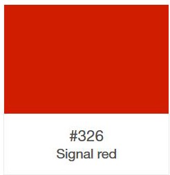 [OR751326] VINILO ORACAL 751-326 SIGNAL RED 1.26 X 50, ml