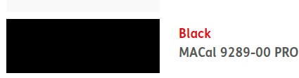 [MAC928961] VINILO HY POLIMERIC MAC 9289-00 PRO NEGRO BRILLO 61.5,ml   