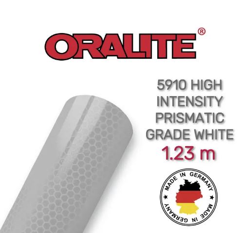 [OR5910010ML] REFLECTANTE ORALITE 5910-010 BLANCO NIVEL 2  MICROPRISMAS 1.235 X 50 MTS. metro lineal